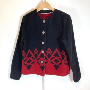 Banjo Dallas Texas Vintage Wool Jacket